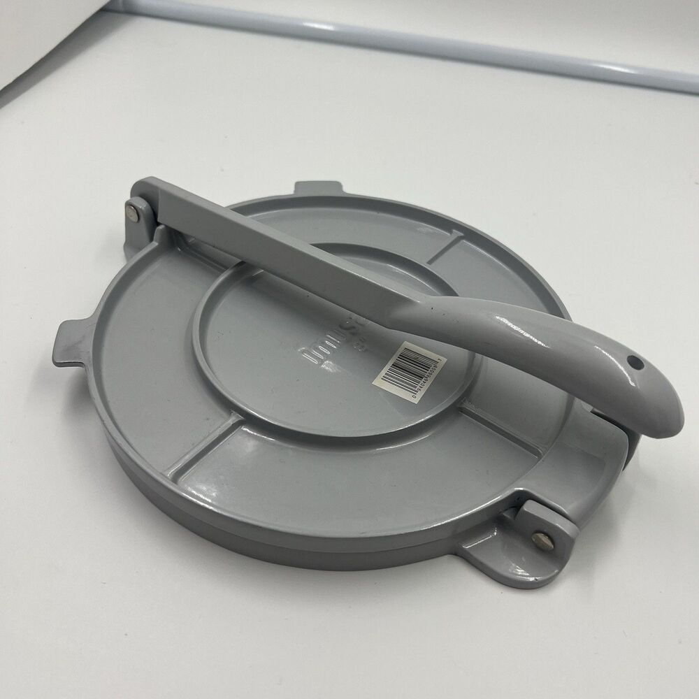 IMUSA USA Tortilla Press, 8 Inch, Silver